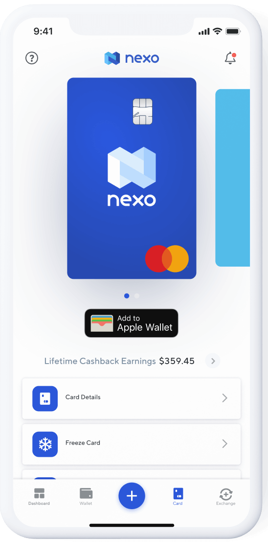 nexo crypto exchange